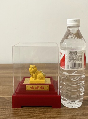 绒沙金虎爷摆件 金虎爷 虎威将军下坛元帅神像供奉家居工艺品摆件