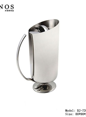 时尚创意软装饰品凉水壶 简欧美式酒店会所吧台不锈钢咖啡壶摆件