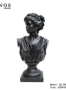 黑色大卫亚里士多德雕塑维纳斯像