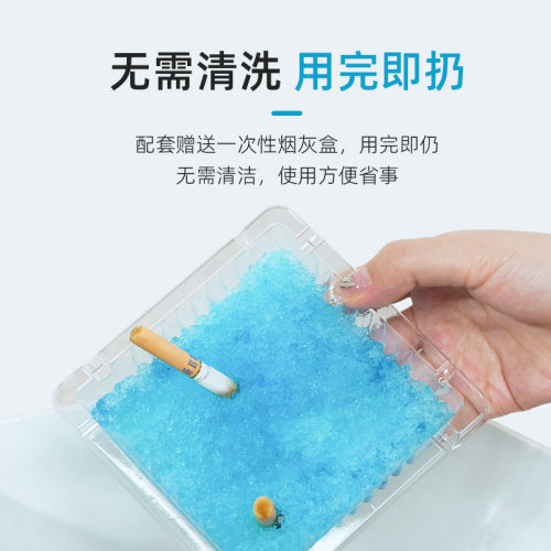 灭烟沙泥去除烟味神器室内吸烟防飞灰一次性烟灰缸清洁熄烟净化剂-图1