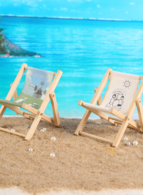 木质帆布手机支架桌面装饰小摆件