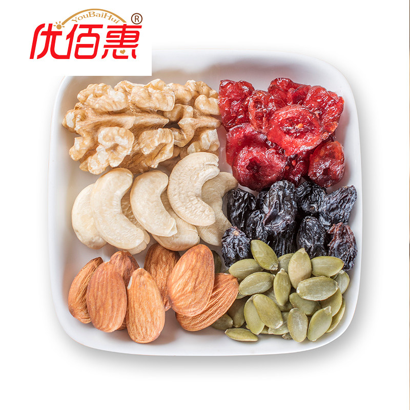 混合坚果 每日坚果新货原味烘焙500g罐装干果坚果孕妇零食坚果仁 图 4