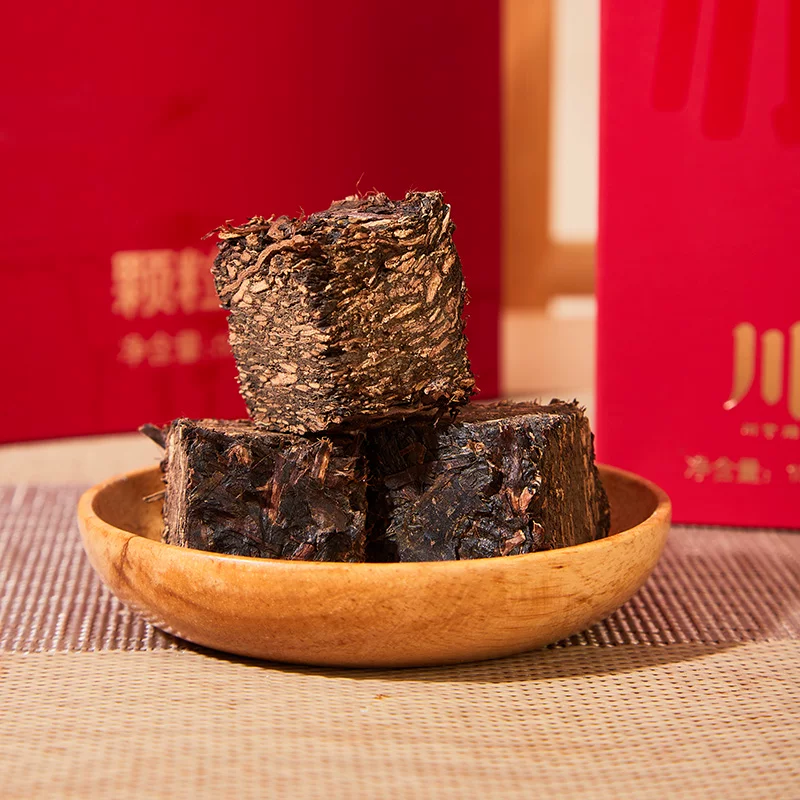 Чайный кирпич, Чжао-лицяо (), подарочная коробка в подарочной коробке, красный чай (черный чай), провинция Хубэй
