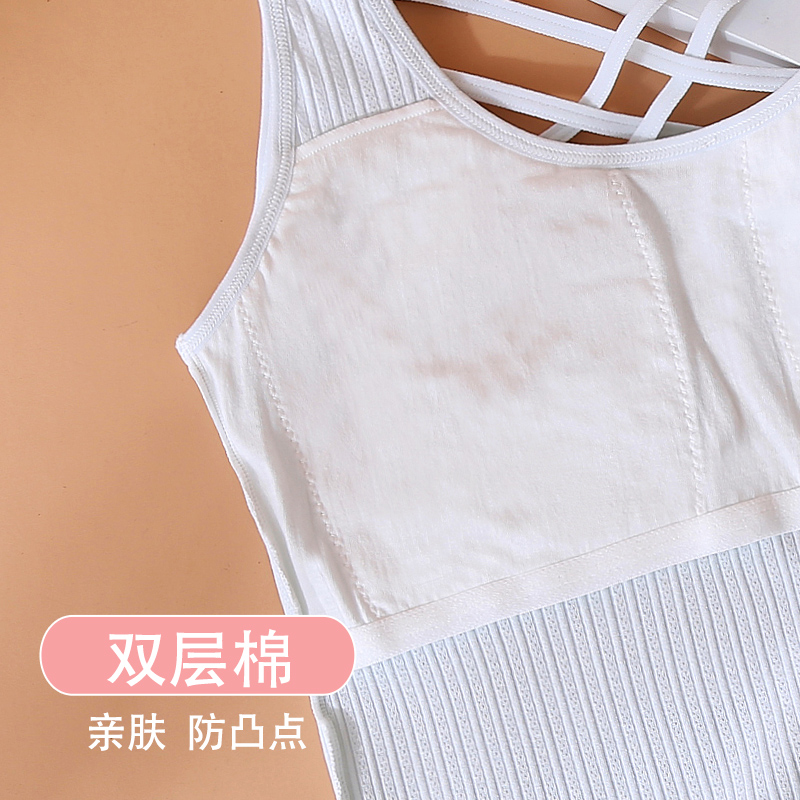 女童内衣发育期少女儿童女大童学生初中生小背心文胸纯棉第一阶段 - 图1