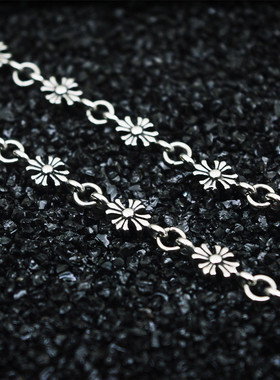 钛钢项链复古十字架挂链女士套链