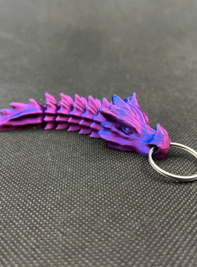 3D打印鲨鱼挂件钥匙扣背包挂件饰品正版摆摊卡通动物风格高颜值