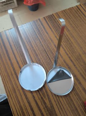 南雄特产炸花生饼铜勺炸铁勺糍不锈钢工具传统不粘易脱2个