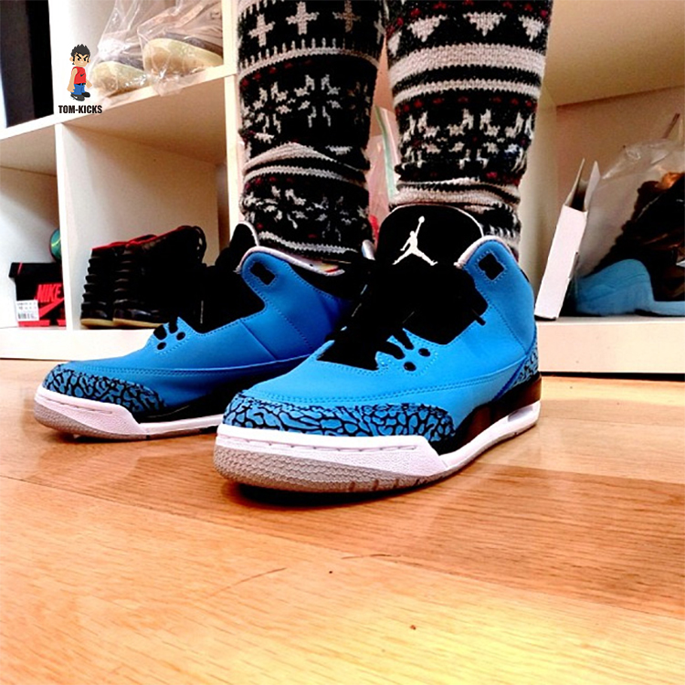 【TOM】Nike Air Jordan 3 PowderBlue 136064-398614-406 潮鞋 - 图2