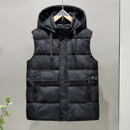 秋冬季13青少年羽绒棉马甲12岁男孩14初中学生马夹背心15大童外套 - 图0