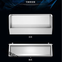 Stainless steel urinal small poop bucket floor type urinal induction urinal Customized stainless steel urinal upright