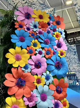 巨型花艺术造型商超景区商业街室内户外网红引流拍照打卡美陈装置