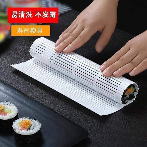 日式寿司帘模具竹帘海苔卷紫菜包饭厨房工具套装便捷实用制作辅助 - 图3
