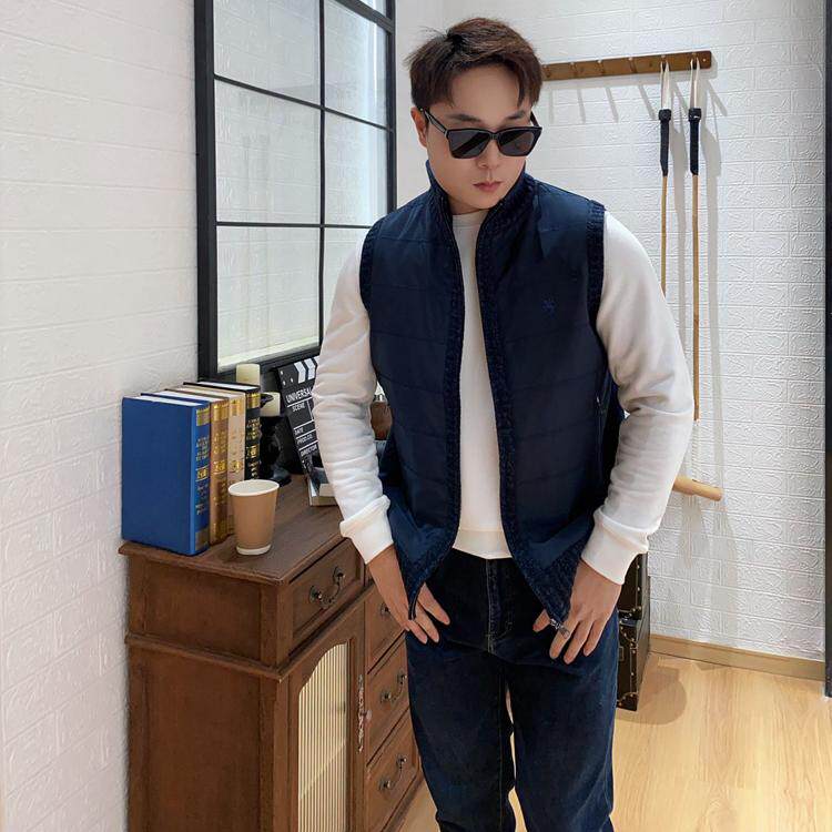 保罗彼得 专柜正品男士针织马甲立领 拉链 加绒简约百搭MJDD48990,淘宝优惠券,粉丝福利购,淘宝优惠卷