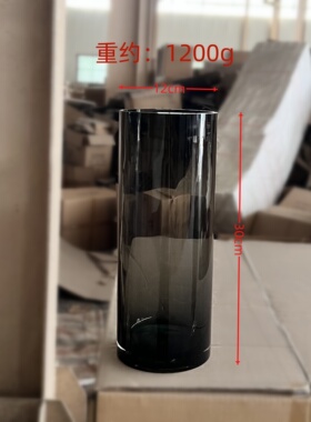 批发轻奢玻璃花瓶现代简约摆件