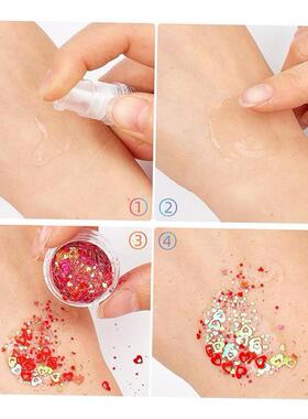 7Colors/Set Shinning Glitter Sequ Gel For Party Christmas DI