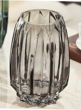 2pcs Simple glass vase lily device living room large flower