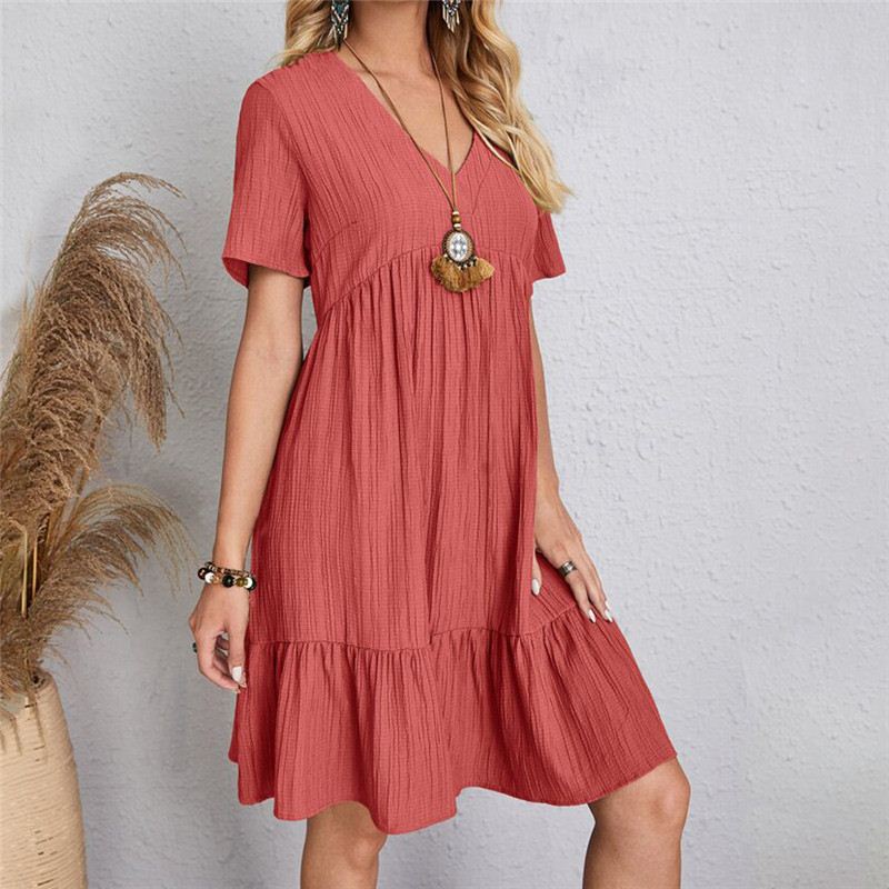 Fashion summer clothes women dresses lady casual sexy dress-图0