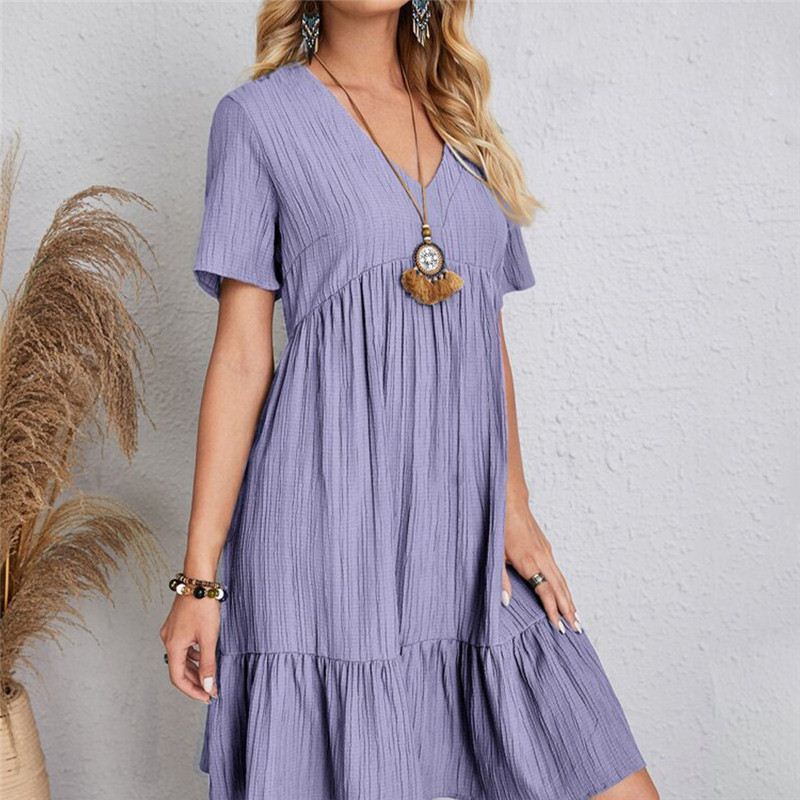 Fashion summer clothes women dresses lady casual sexy dress-图3