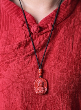 辰世弥勒佛项坠本命年饰品帝王砂