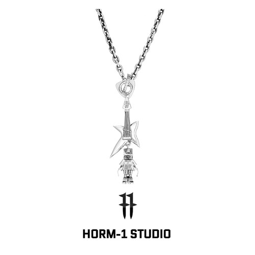 Horm1为爱发声项链披荆斩棘哥哥 张晋同款潮流时尚赛博朋克潮牌 - 图1