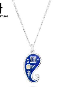 HORM1腰果花项链赛博电子