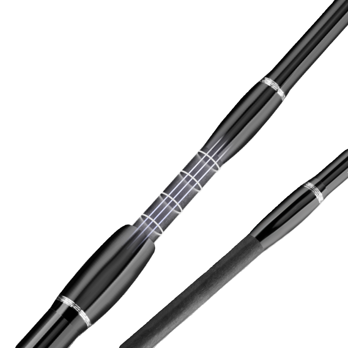 盛河O环小驹实心马口竿UL软调耐用碳素白条竿水滴轮路亚竿套装 - 图3