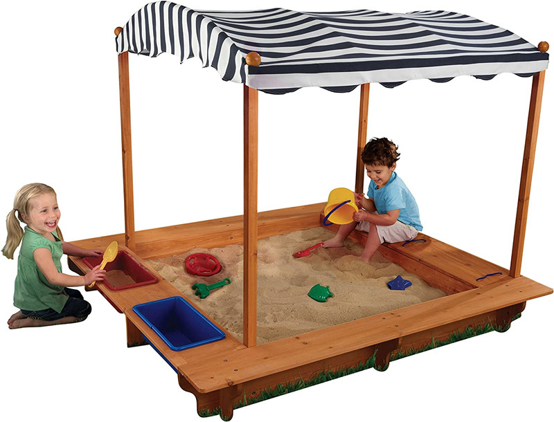 儿童户外大型玩沙池幼儿园家用玩具沙池套装沙坑沙箱游乐设备 - 图1