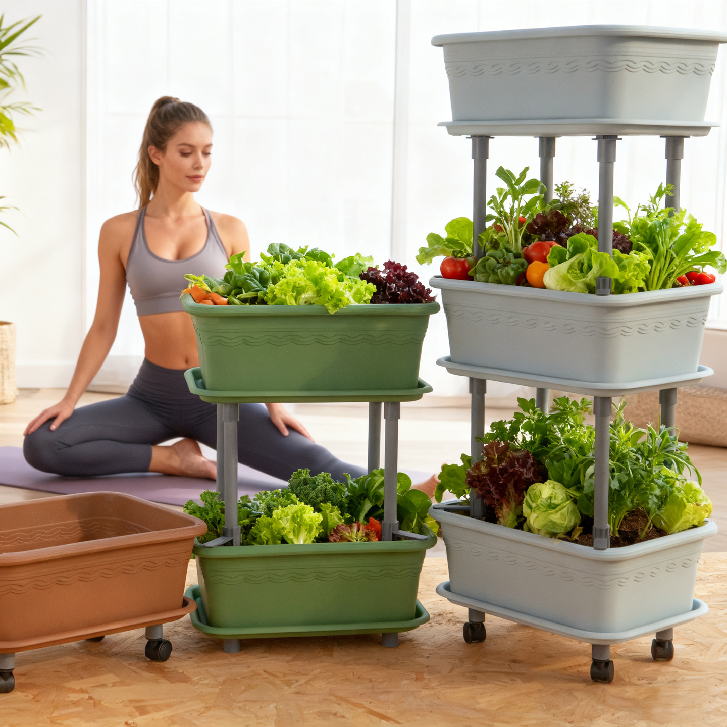 种菜盆阳台种菜专用盆长方形塑料立体多层种菜神器蔬菜草莓专用盆,淘宝优惠券,粉丝福利购,淘宝优惠卷