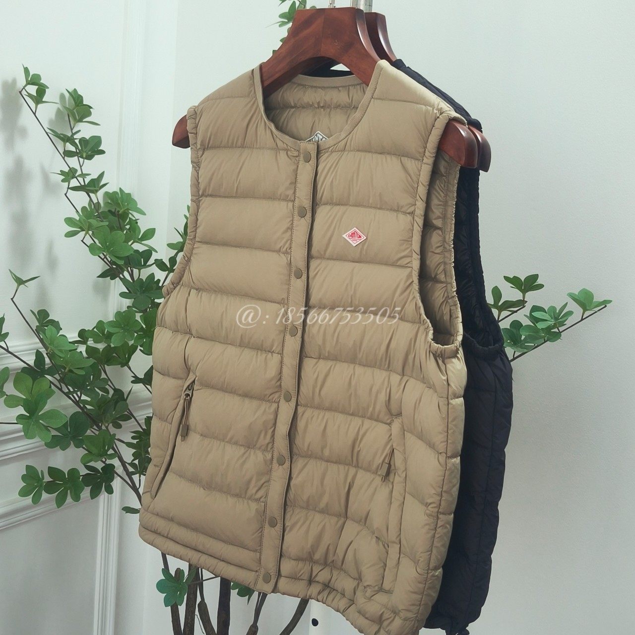 高品质抽绳圆领羽绒马甲外穿白鹅绒无袖轻薄短款宽松显瘦百搭上衣,淘宝优惠券,粉丝福利购,淘宝优惠卷