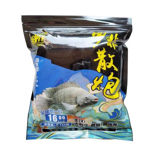 罗非散炮黑坑专用虾肝腥味凤梨赤尾青小药罗非鱼窝料野钓钓鱼饵料