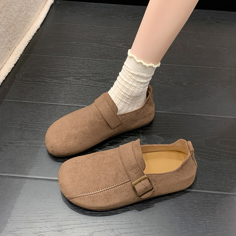 厚底勃肯鞋女款2026春季新款一脚蹬豆豆鞋懒人孕妇休闲博肯单鞋子,淘宝优惠券,粉丝福利购,淘宝优惠卷