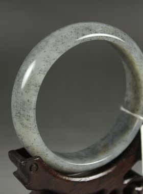 钱塘邮社   和田玉青花玉 手镯 送证 内径58毫米