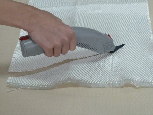 碳纤维电动剪刀 裁剪玻璃纤维，芳纶纤维 凯夫拉 复合材料电剪刀 - 图0