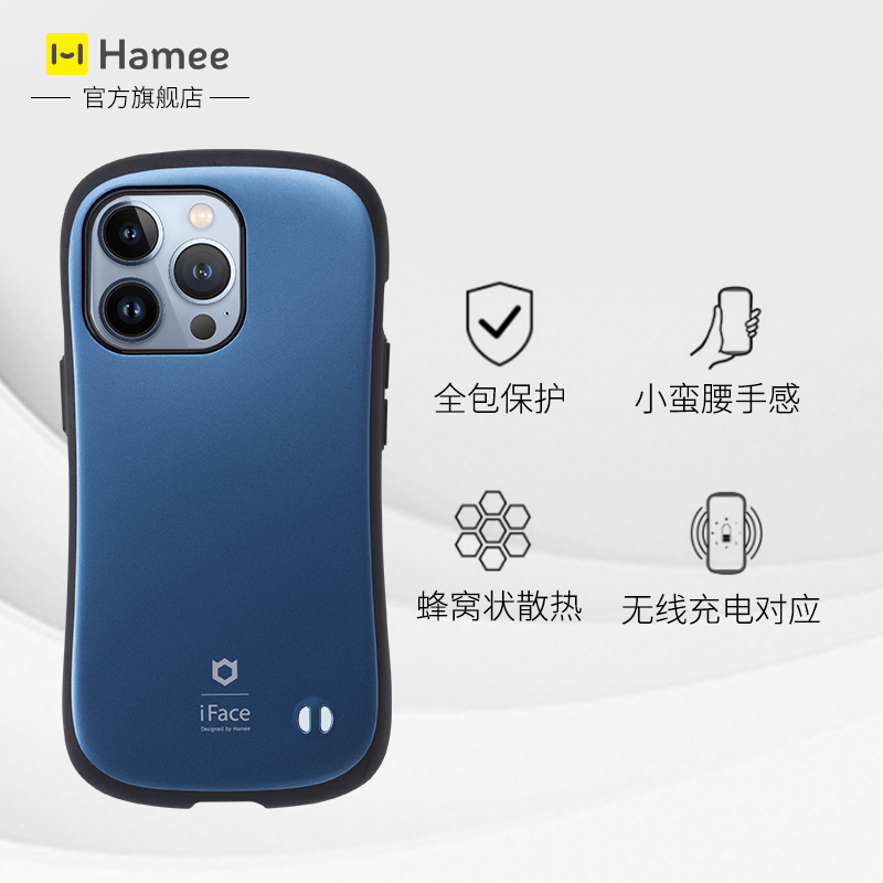 适用于iPhone13promax苹果13pro手机壳防摔iFace小蛮腰玫瑰金Hamee-图1