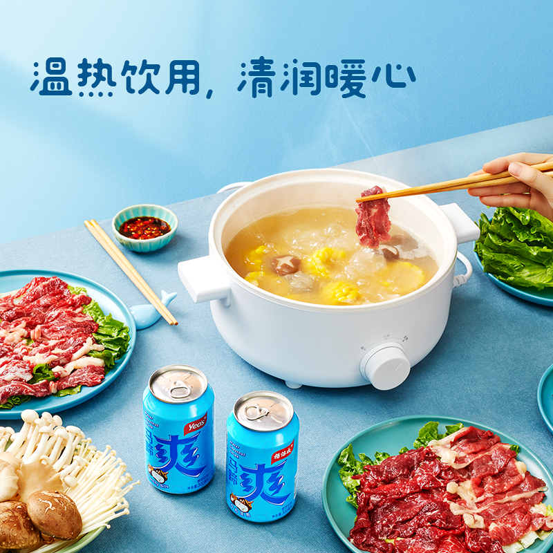 杨协成马蹄爽汁果汁果肉果粒水果饮料荸荠饮料果汁饮料300ml*6罐 - 图1