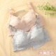 Women's underwear without steel rings, large breasts, small, ultra-thin style, large size