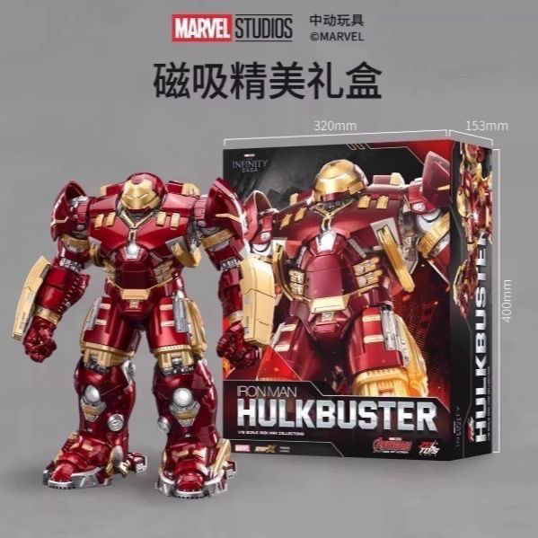 中动玩具钢铁侠反浩克装甲MK44机器人可打开头部手办模型现货礼物 - 图2