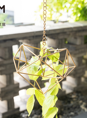 金属植物婚礼心形空气吊挂花架