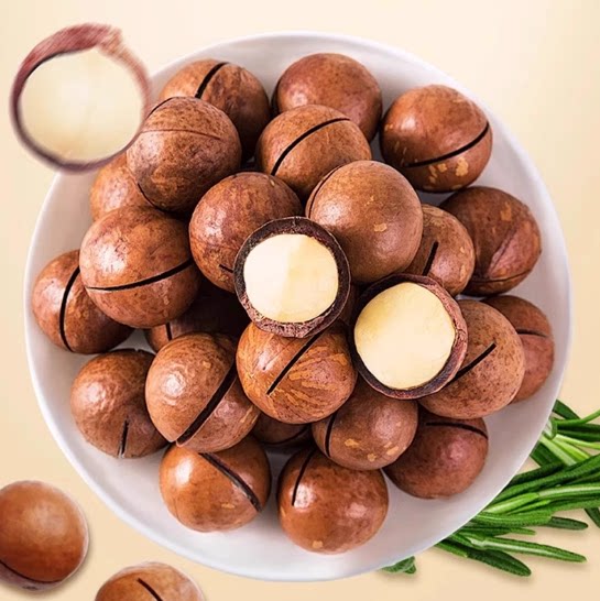 Large, creamy macadamia nuts