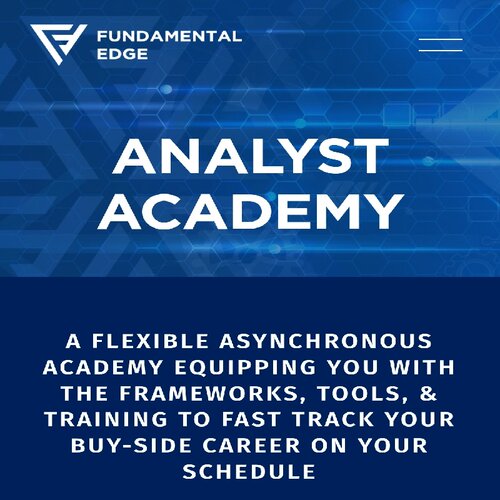 Hedge Fund Analyst二级买EV消费TMT半导体对冲基金行业课Point72 - 图1