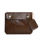 KT kitten handmade retro leather coin wallet for women cute mini portable headphones key ID card bag