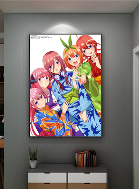 絮之家二次元五等分的花嫁挂画