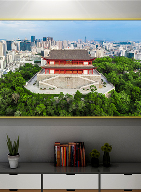 福建厦门大学南靖土楼装饰挂画