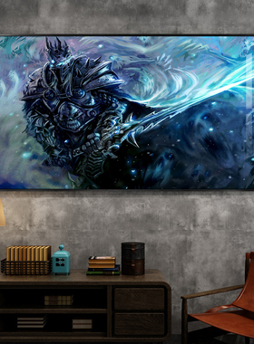 絮之家电竞房魔兽世界装饰画