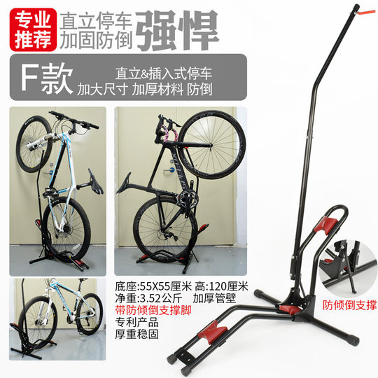 Professor's bicycle mountain bike tree upright