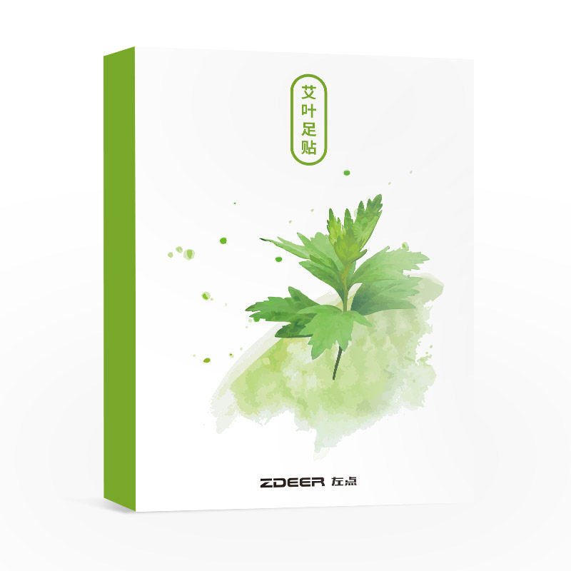 左点足贴艾灸养生贴生姜薰衣草脚贴 左点艾灸/艾草/艾条/艾制品