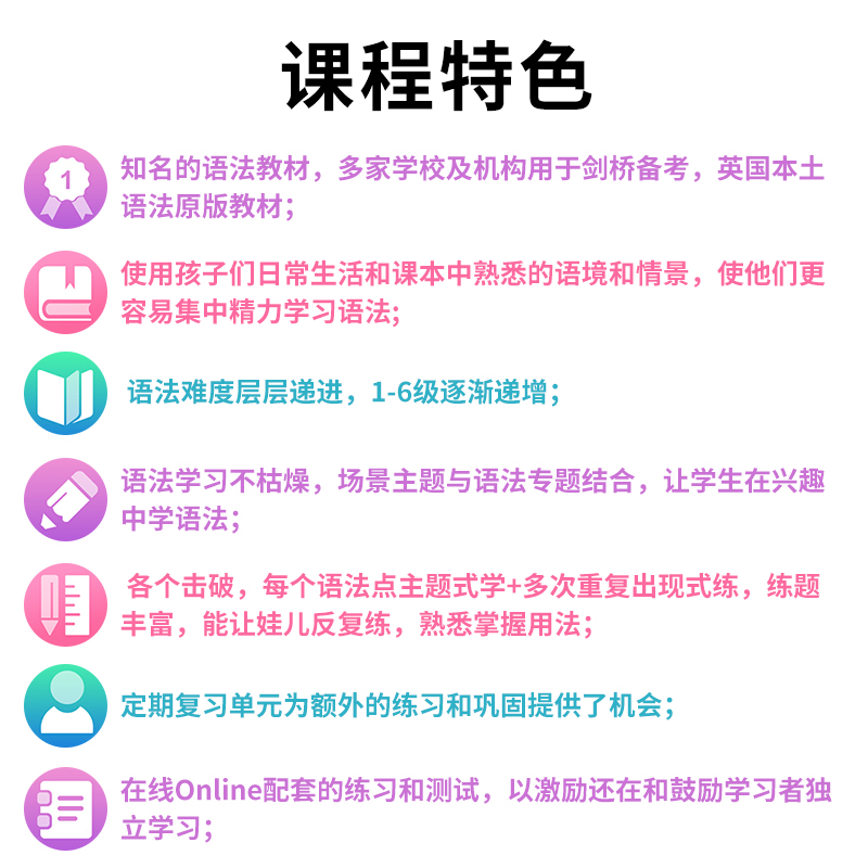 Oxford Grammar Friends 1 2 3 4 5 6 级别全套牛津语法朋友牛津小学英语语法书涵盖剑桥少儿英语考试寒暑假短期语法学习学生软件