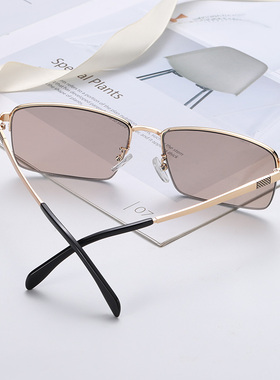 晶工匠天然茶水晶眼镜遮阳镜男士