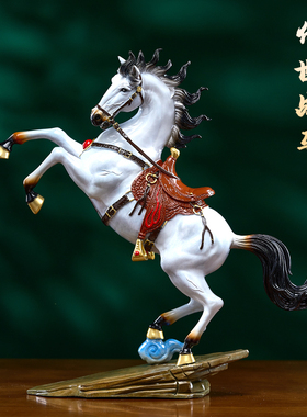 传世战马黄铜摆件商务开业礼品