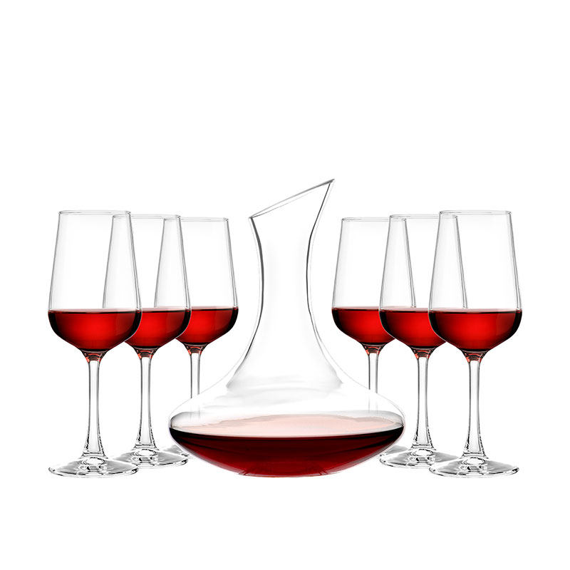 红酒杯套装家用高脚杯欧式玻璃杯大肚葡萄酒杯醒酒器酒具酒杯套装,淘宝优惠券,粉丝福利购,淘宝优惠卷